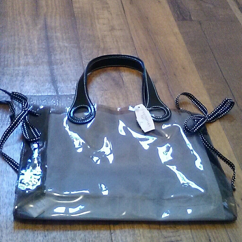 (Sold) Victoria secret gift tote clear